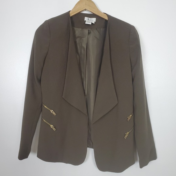Jules & Leopold open front zipper blazer size small - Picture 1 of 4